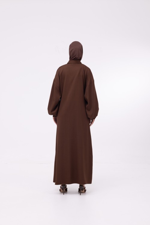 Robe Héloïse marron