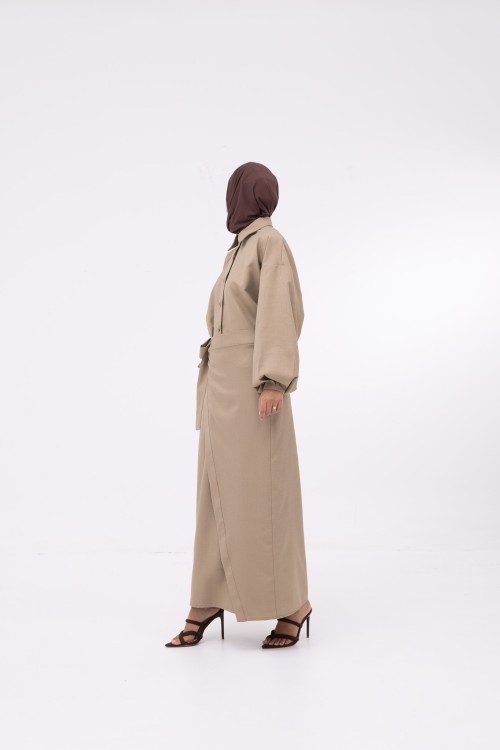 Robe Héloïse beige