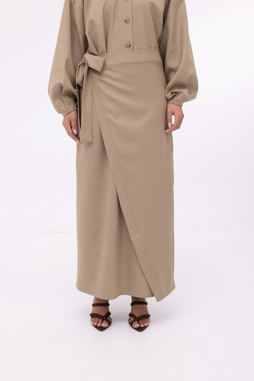 Robe Héloïse beige