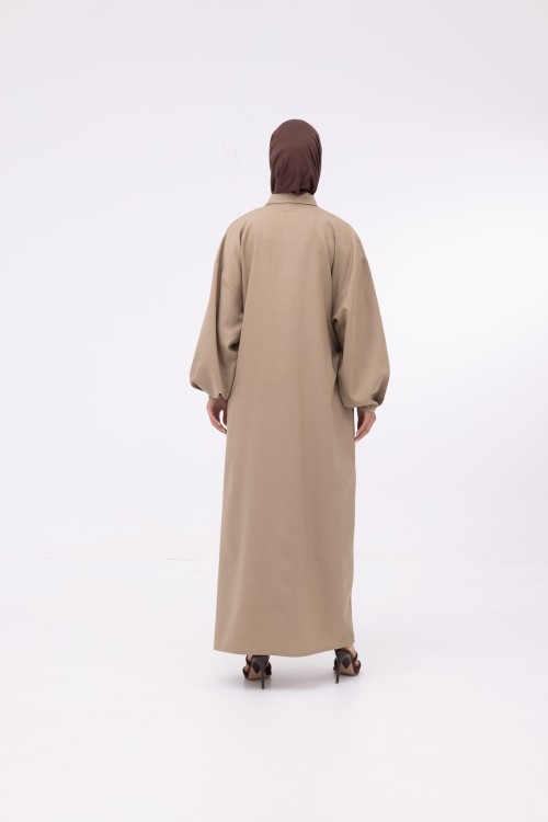 Robe Héloïse beige