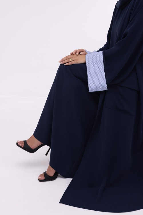 Abaya Ima bleu nuit