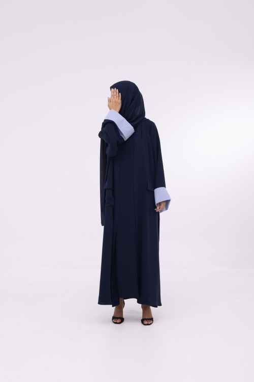 Abaya Ima bleu nuit