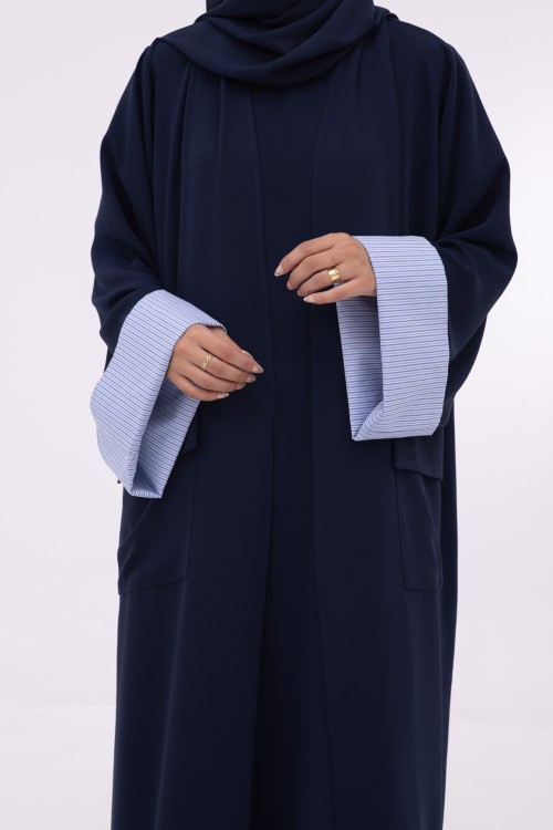 Abaya Ima bleu nuit