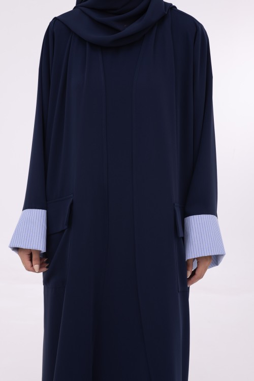Abaya Ima bleu nuit