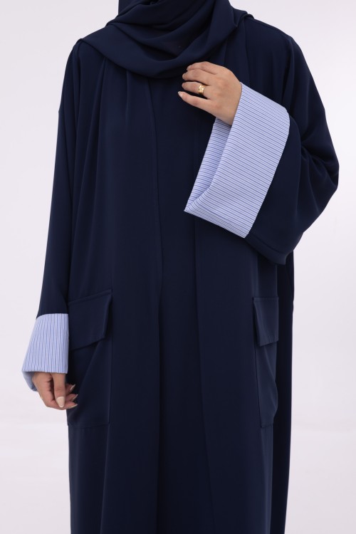 Abaya Ima bleu nuit