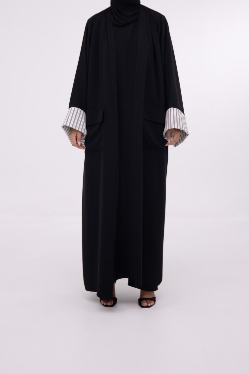 Abaya Ima noir