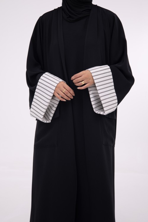 Abaya Ima noir