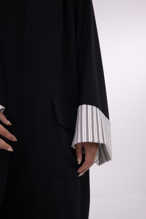 Abaya Ima noir