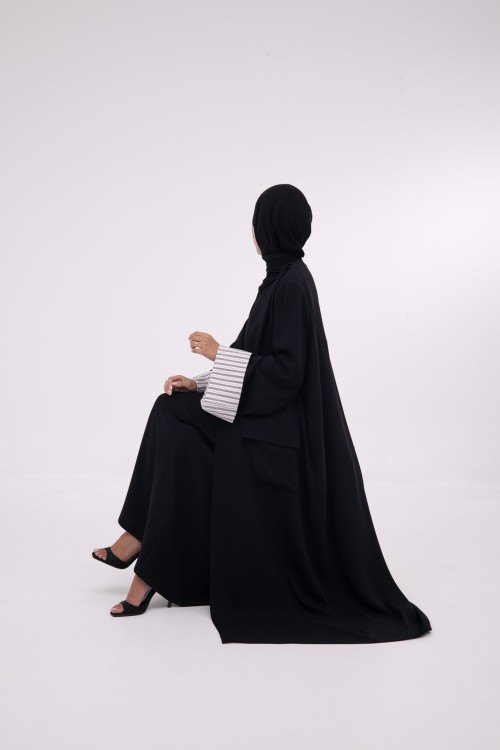 Abaya Ima noir
