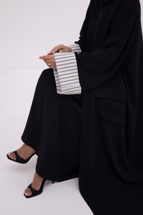 Abaya Ima noir