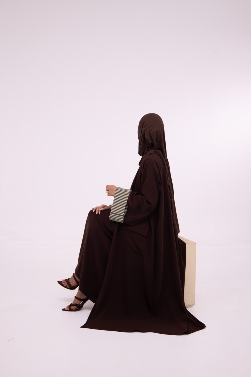 Abaya Ima marron