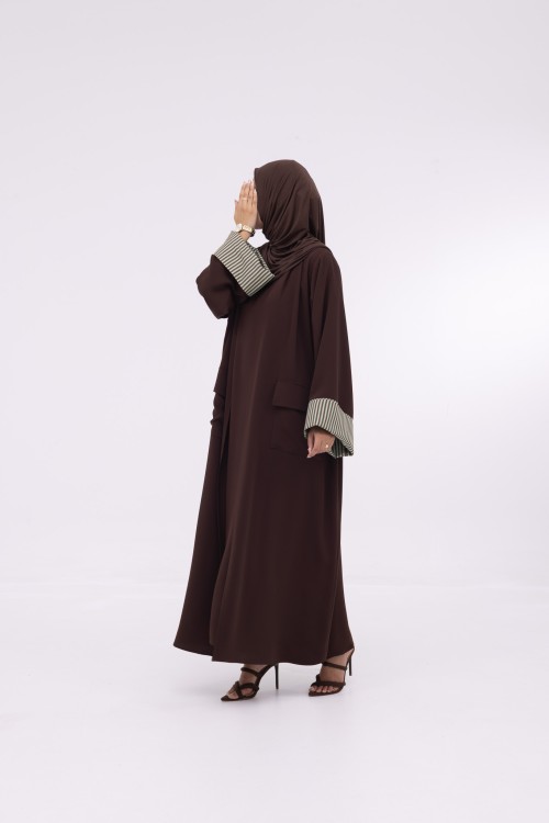 Abaya Ima marron