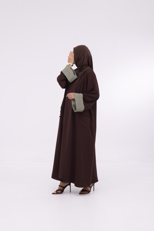 Abaya Ima marron