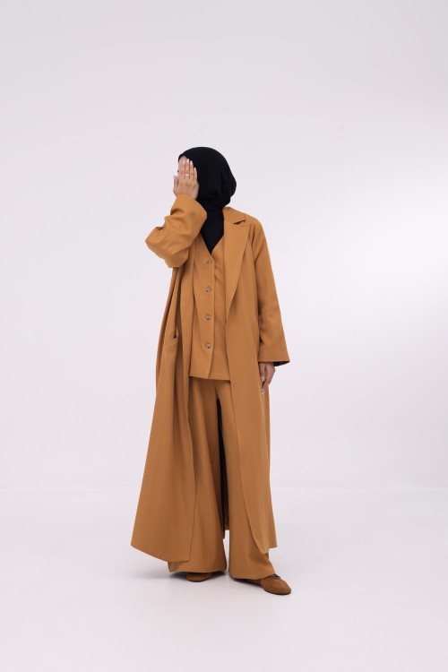 Ensemble 3 pièces Katy camel