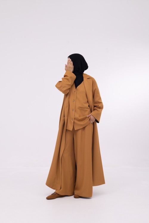 Ensemble 3 pièces Katy camel