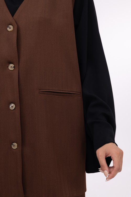 Ensemble 3 pièces Katy marron