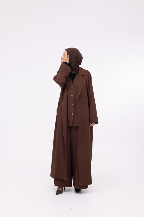Ensemble 3 pièces Katy marron