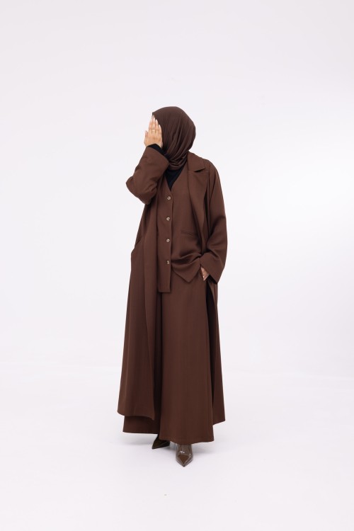 Ensemble 3 pièces Katy marron