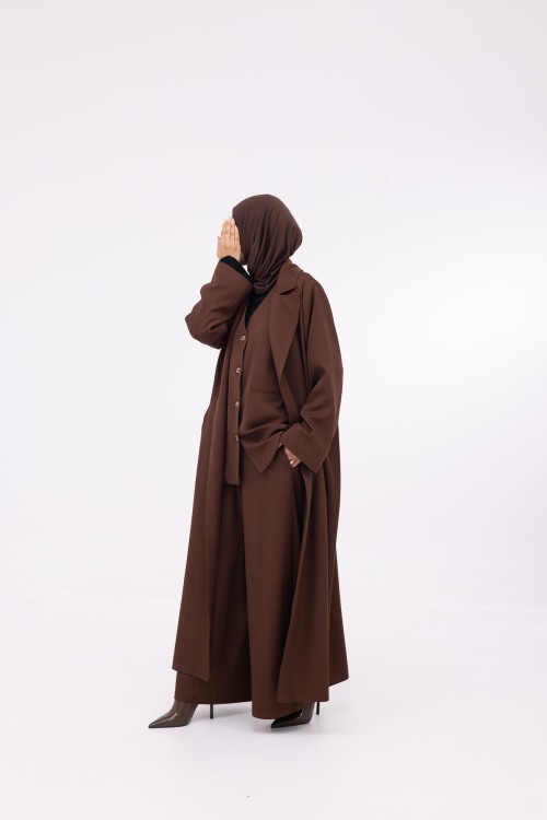 Ensemble 3 pièces Katy marron