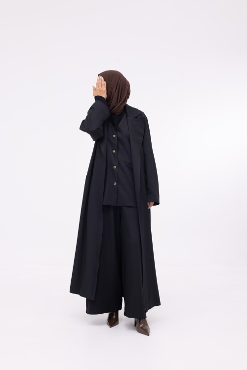 Ensemble 3 pièces Katy noir
