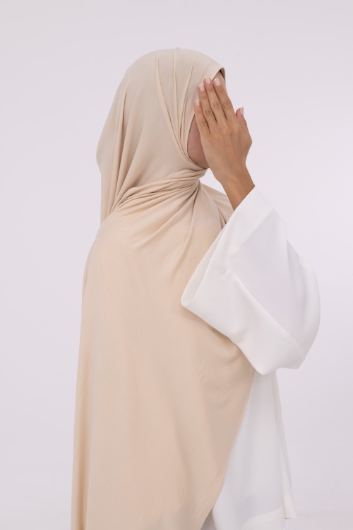 Hijab en bambou vanille