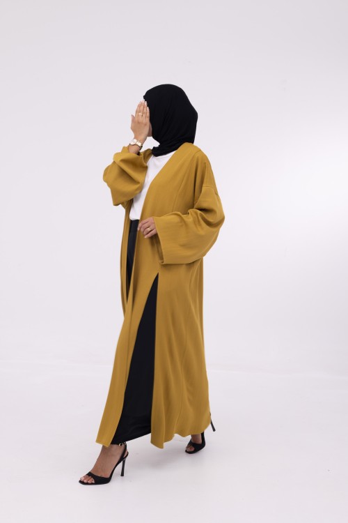 Abaya Essentielle moutarde