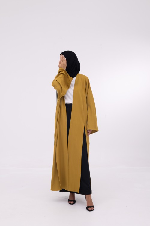 Abaya Essentielle moutarde