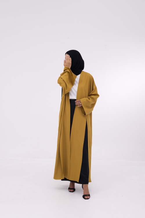 Abaya Essentielle moutarde