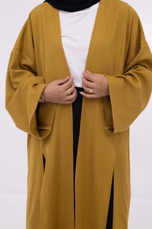Abaya Essentielle moutarde