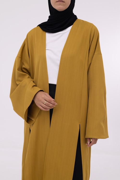 Abaya Essentielle moutarde
