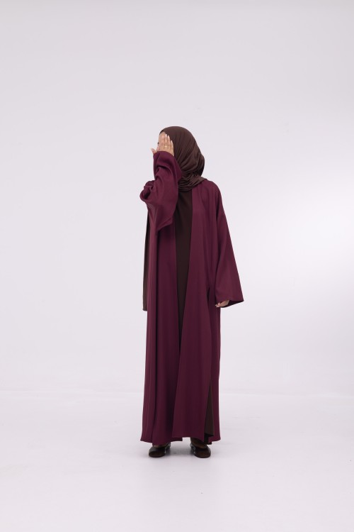 Abaya Essentielle burgundy