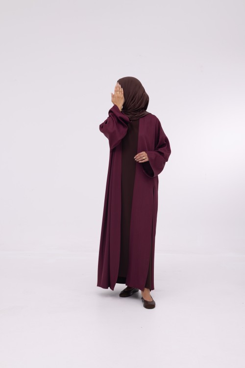 Abaya Essentielle burgundy