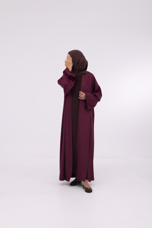 Abaya Essentielle burgundy