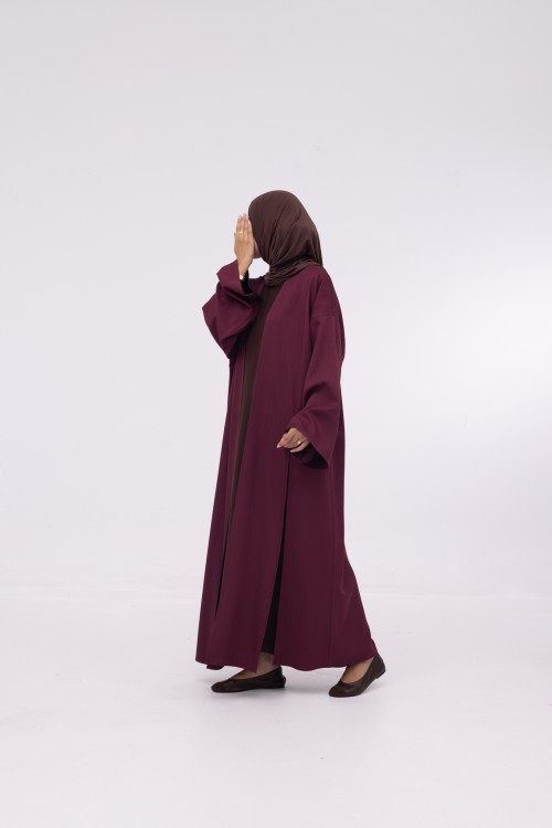 Abaya Essentielle burgundy