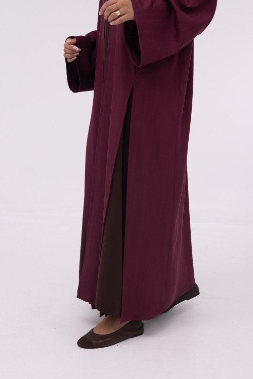 Abaya Essentielle burgundy