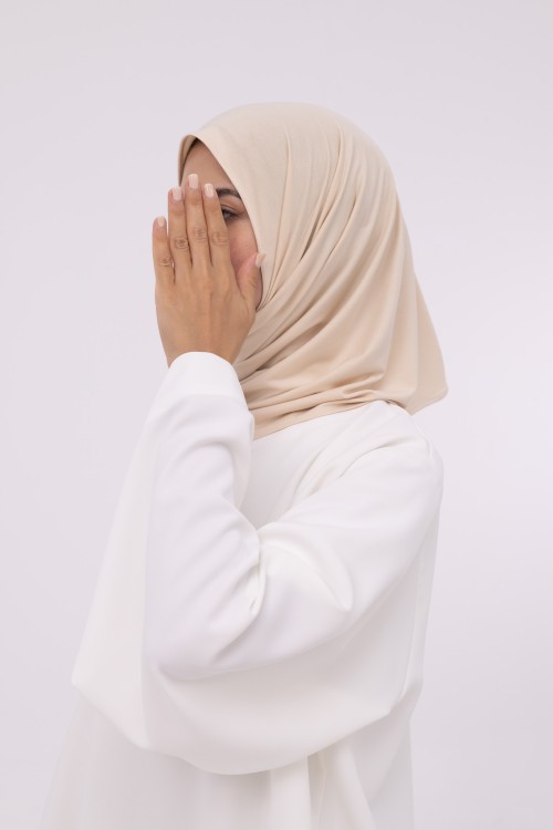 Mini Hijab en bambou vanille