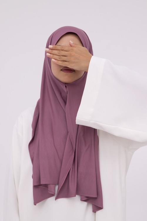 Mini Hijab en bambou lilas
