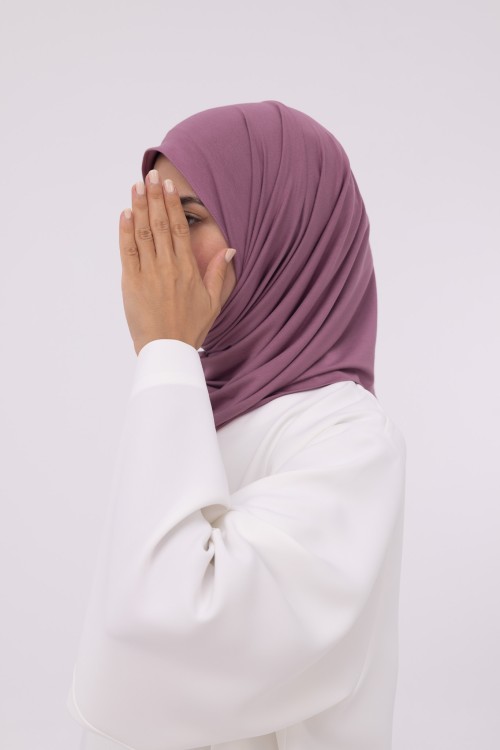 Mini Hijab en bambou lilas