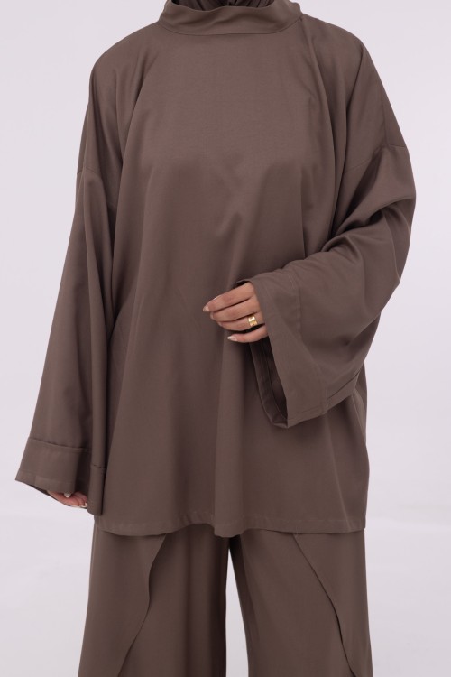 Baya Top mi-long mocha
