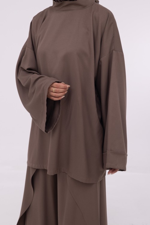 Baya Top mi-long mocha