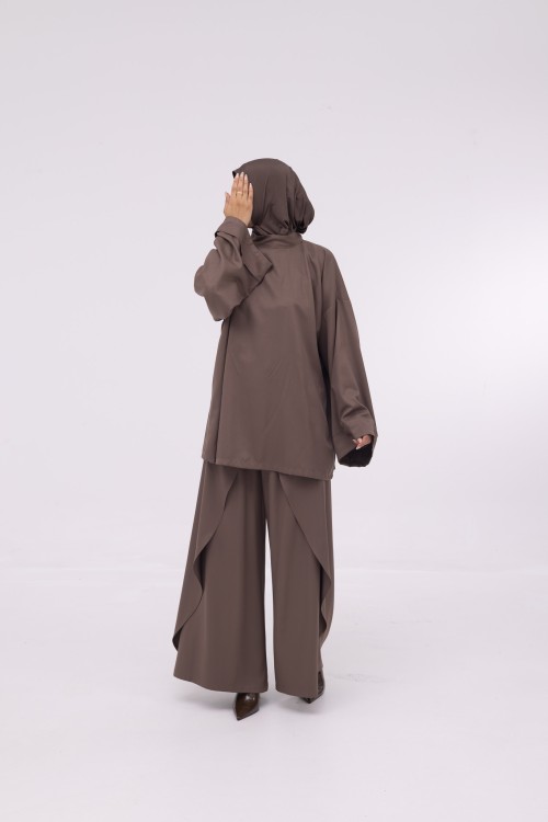 Baya Top mi-long mocha