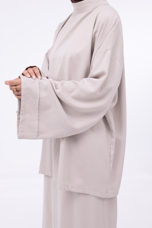 Baya Top mi-long beige