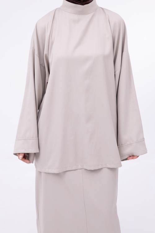 Baya Top mi-long beige