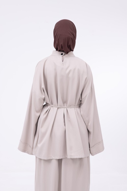 Baya Top mi-long beige