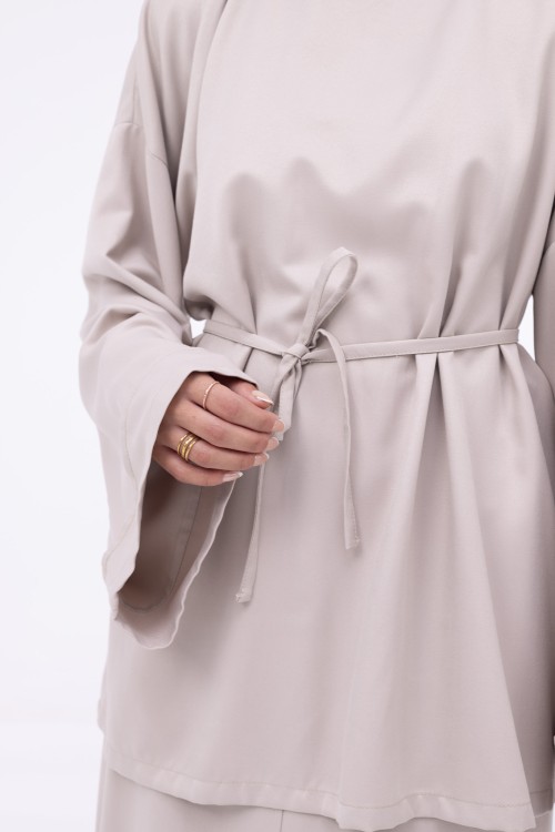 Baya Top mi-long beige