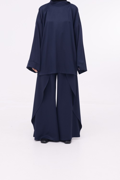 Baya Top mi-long bleu nuit
