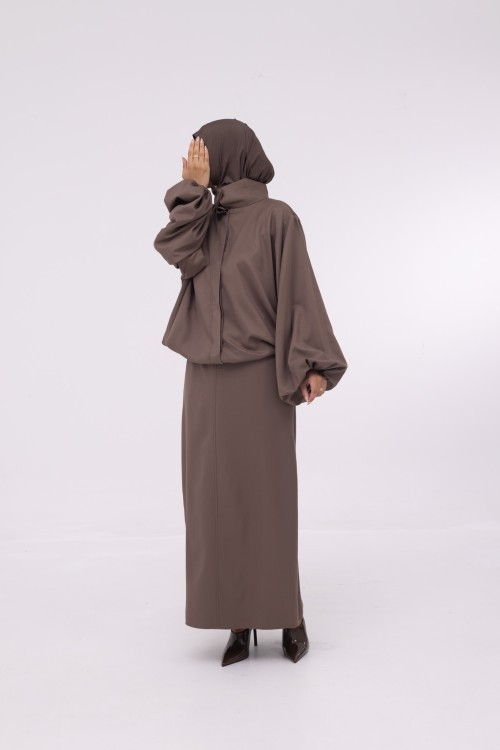 Baya Jupe droite mocha