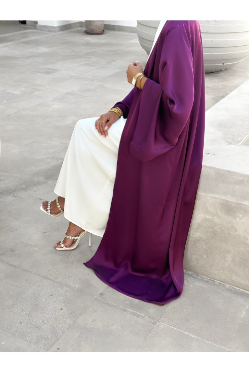Abaya Myra aubergine