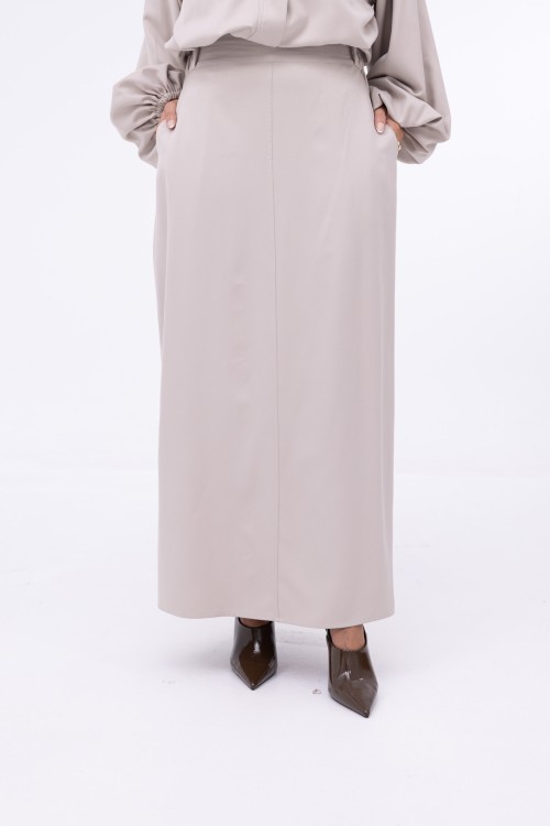 Baya Jupe droite beige