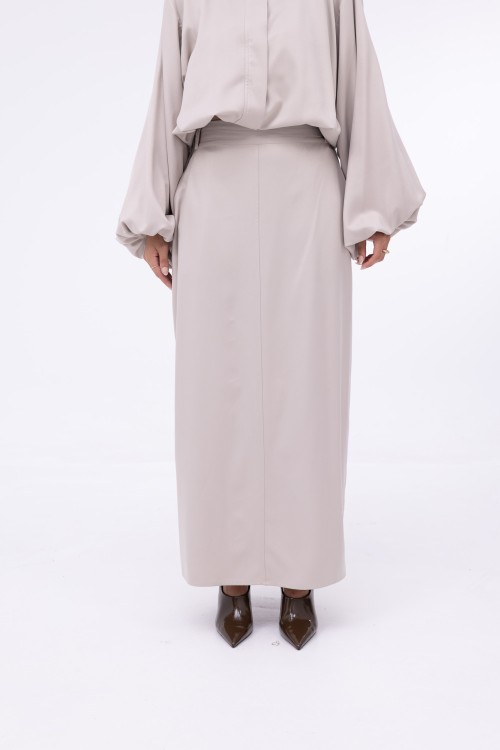 Baya Jupe droite beige